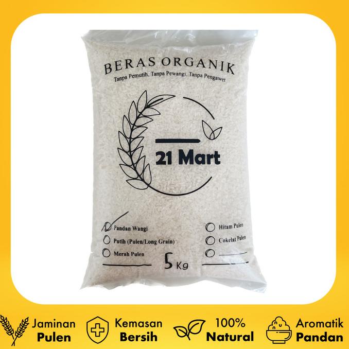 

Beras Pandan Wangi - Organik - Kemasan 5kg