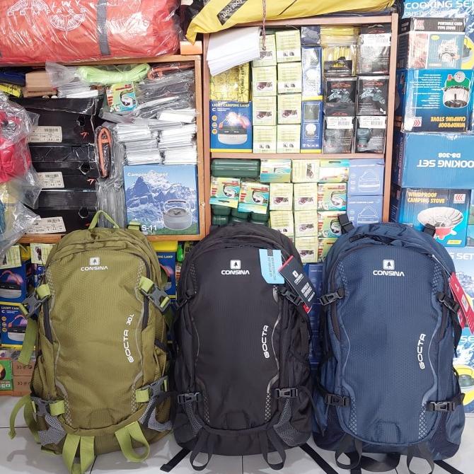 TAS DAYPACK SEKOLAH KULIAH OUTDOOR CONSINA GOCTA 30L INCLUDE RAINCOVER