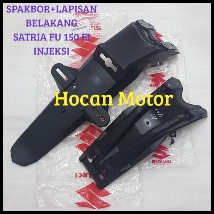 SPAKBOR PLUS SAMBUNGAN SPAKBOR BELAKANG SATRIA FU 150 FI INJEKSI ASLI