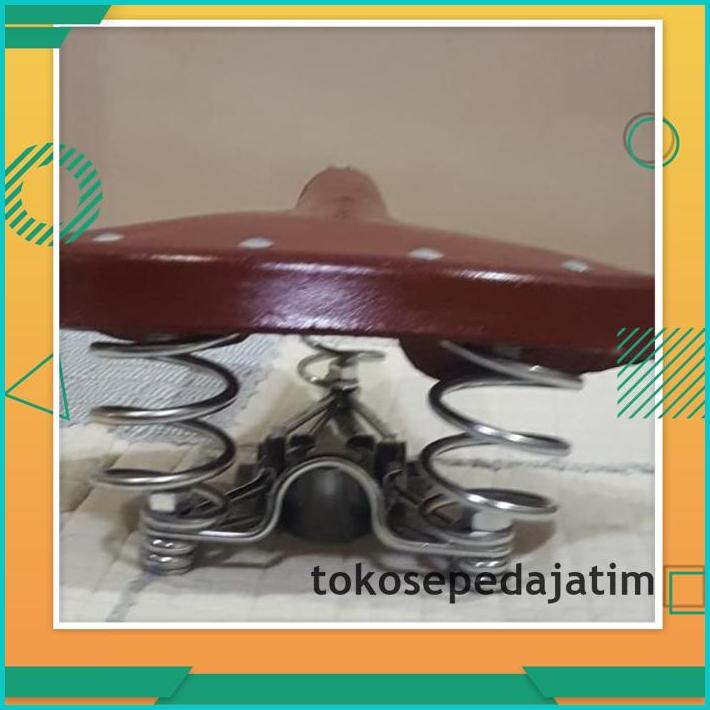 BIG SALE SADEL SEPEDA KULIT ASLI ONTHEL PEREMPUAN 