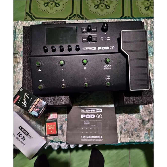 efek gitar line 6 pod go