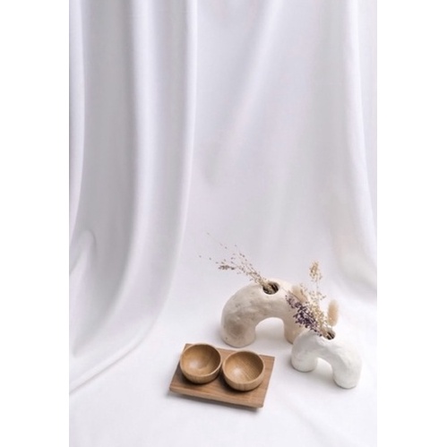 Dijamin Ori>/ Kain backdrop polos kain background aesthetic foto studio putih korea properti foto ba