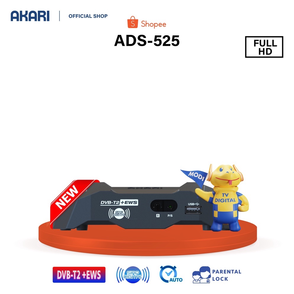 HARGA BERSAHABAT Akari Set Top Box ADS-525