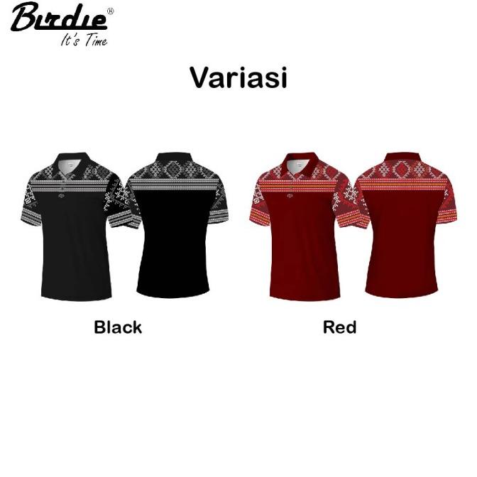 TERLARIS Baju Polo Shirt Golf Polyester Drifit Batik Birdie BTK-07