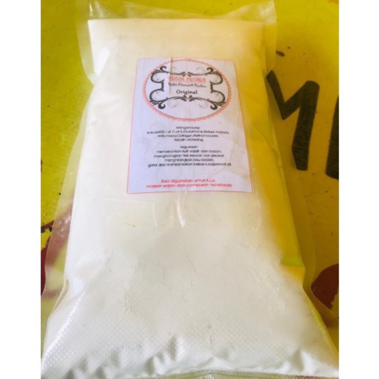 Terlaris SERBUK PEMUTIH MUTIARA KILOAN COLLAGEN/BIBIT ARBUTIN MASKER BADAN DAN WAJAH ORIGINAL TERMUR