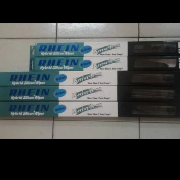 PREMIUM WIPER RHEIN HYBRID SILICON - UKURAN 14, 16, 18, 20, 22, 24, 26"-1 SET ORIGINAL TERBARU