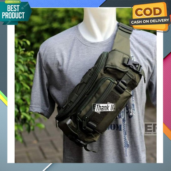Yipinu Import Tas Selempang Pria Wanita Waistbag Waterproof Tipe Tmypu M Bisa Cod Tas Import Tas Sel