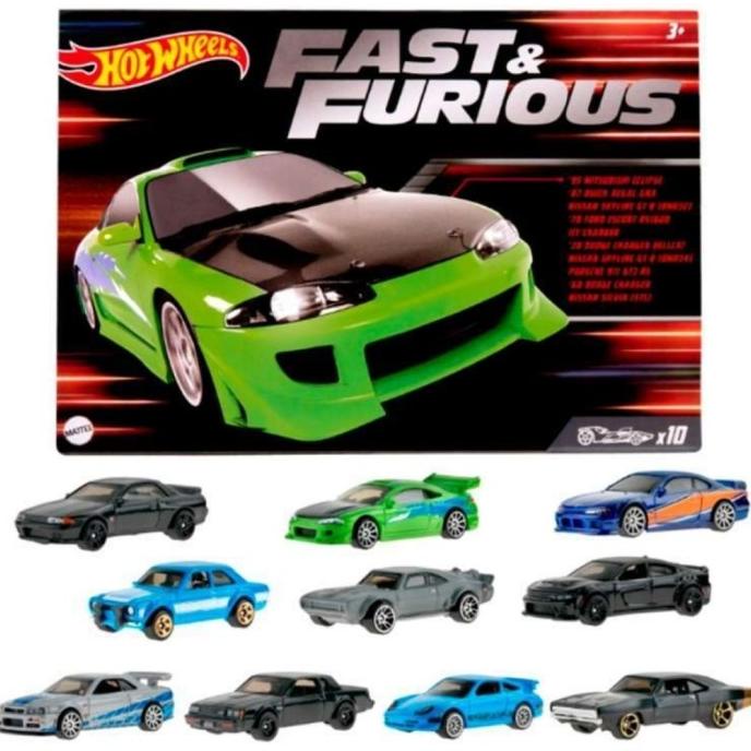 The Hot Wheels Fast & Furious 10 Pack