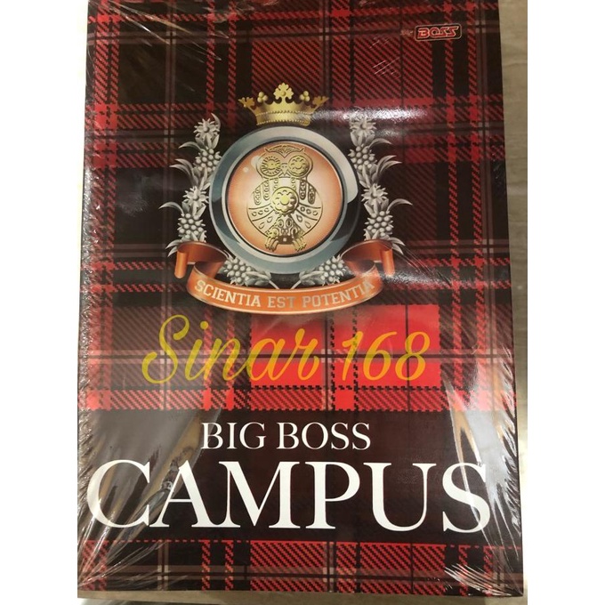 

Buku tulis Big Boss campus 1 pak isi 10 buku, 50 lembar/buku