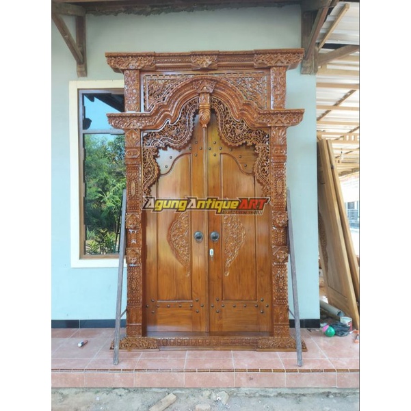 Pintu Gebyok Ukir/Gebyok Ukir Jepara/Kusen Ukir/Gebyok Gapura