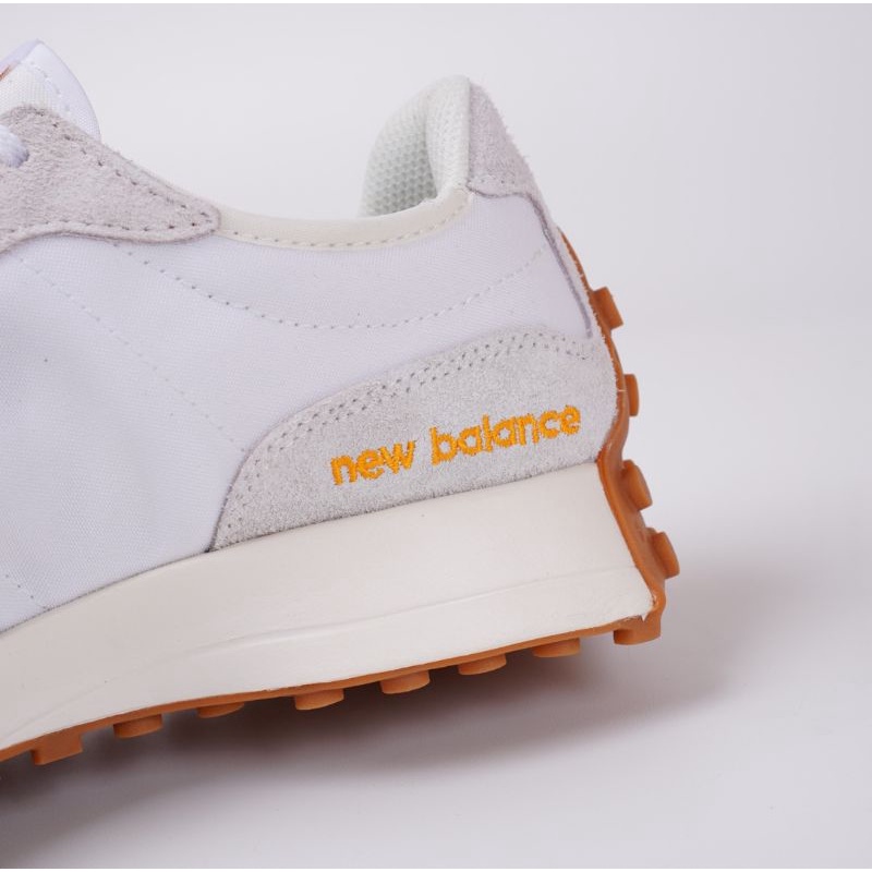 Sepatu New Blance 327 White Gold