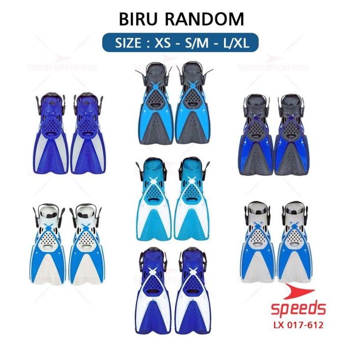 SPEEDS Sepatu Kaki Katak Renang Fin Diving Renang Snorkeling Dewasa