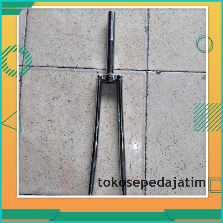 HOT SALE FORK SEPEDA 27 BALAP/ROADBIKE/FIXIE JADUL CROME/CHROME TAIWAN 