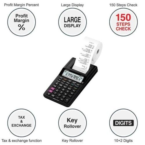

Kalkulator Kasir Printing Casio Hr-8Rc-Bk Mini Print Calculator 8 Rc