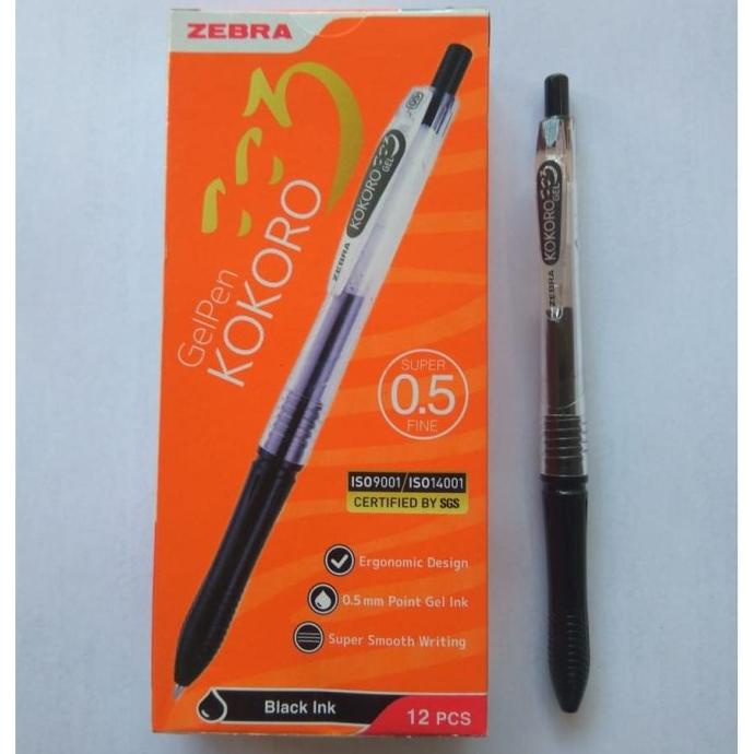 

Pulpen Gel Warna Kokoro Zebra 0.5 MM [PACK]