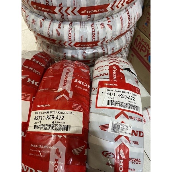 Terlaris Ban Depan Belakang Tubles Federal Ahm Vario 150 New 90/80-14 100/80-14