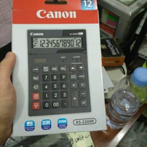 

Kalkulator Canon As 2200R Original - 12 Digit - 2 Power -Check Correct