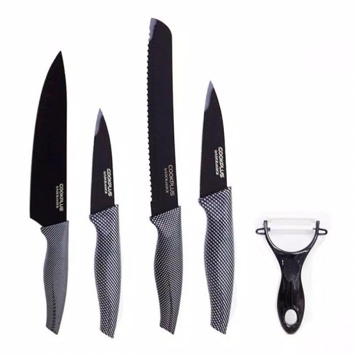 Pisau Set / Knife Set Black Lock & Lock Isi 5 Pisau Lock N Lock
