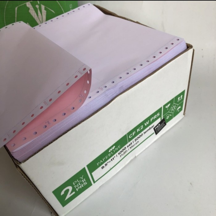 

Aurealiamall Continuous Form 2 Ply Ncr Uk.9,5"X11" Prs Kertas Komputer. Paperline