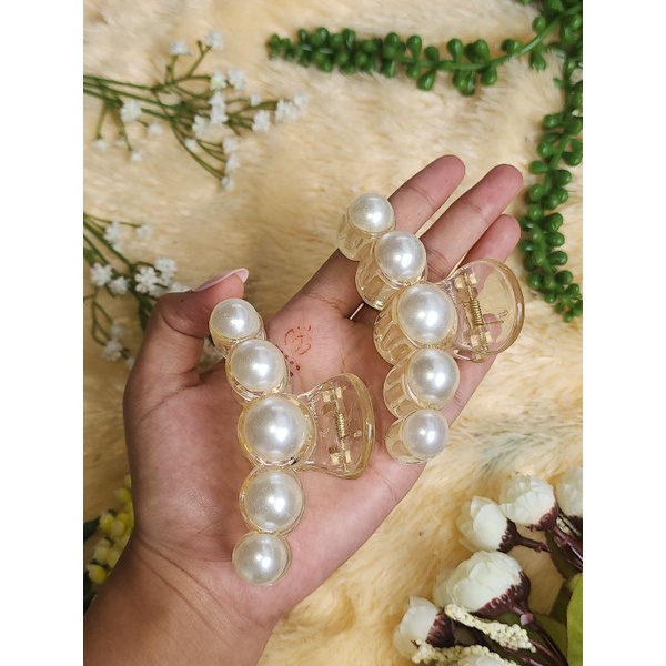Jedai Rambut Mutiara Korea Jepit Rambut Wanita Besar Big Pearl / Aksesoris Wanita