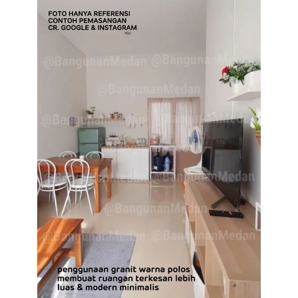 GRANIT ASLI KW 1 CREAM POLOS IMPOR 60x60 LANTAI DINDING RUMAH KILAT KUALITAS BAGUS HARGA BISA NEGO