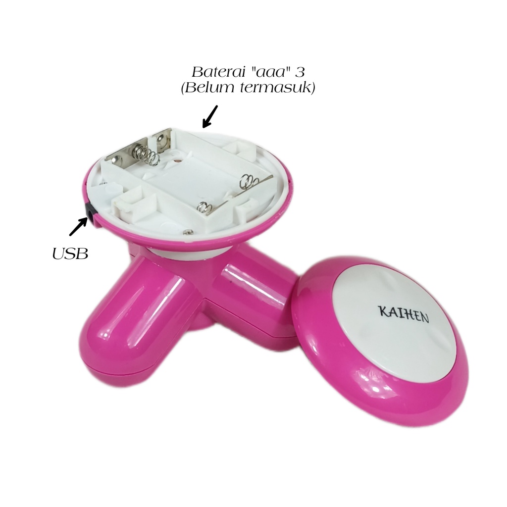Alat Pijat Mini Elektrik Vibartion Mimo Massager Portable USB Alat Penghilang Pegal Pegal