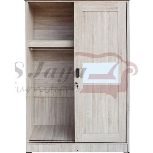 Lemari Pakaian 2 Pintu Sliding Knockdown