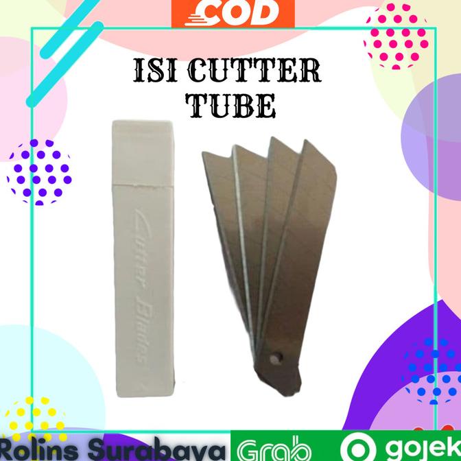 

@@@@] ISI 10 PCS ISI CUTTER BESAR BAJA HITAM REFILL PISAU KATER LEBAR BAGUSS