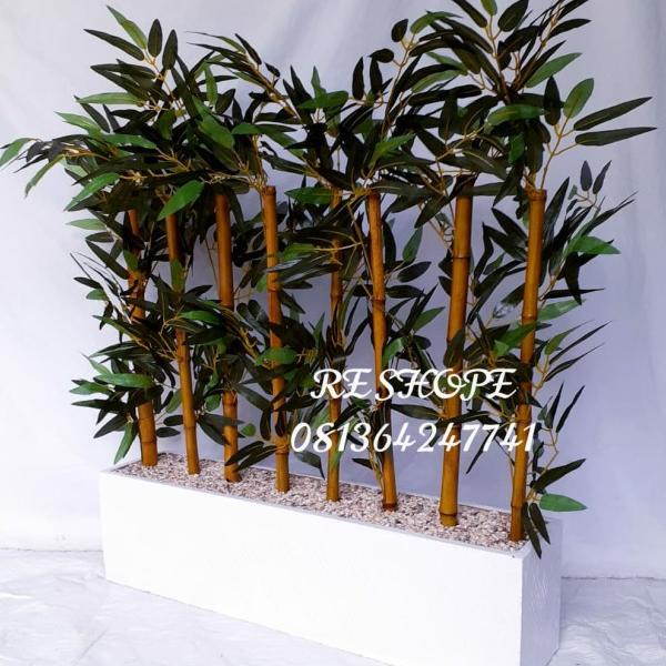 Bunga Plastik/Bambu/Pohon Hias/Partisi Bambu Artificial/Bunga Hias