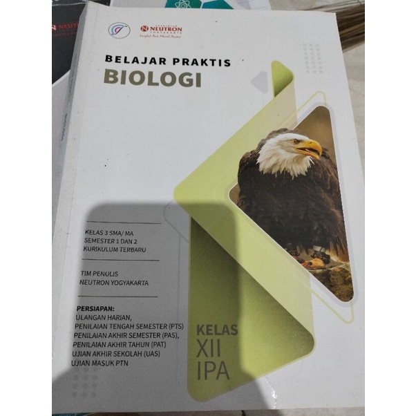 Buku Biologi Neutron Kelas 12 Preloved