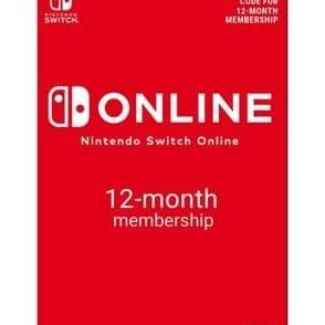 Nintendo Switch Card eShop Online 12 Month (12 Bulan) Membership USA