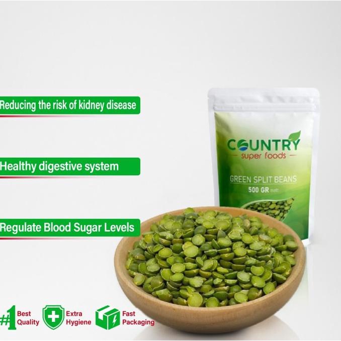 

Organic Green Split Beans | Kacang Polong Hijau Belah [ 500 gr ]