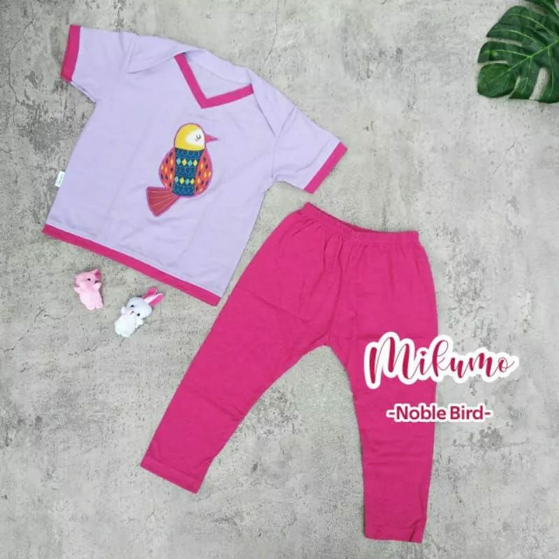 CUDDLEME MIKUMO BAJU SETELAN KAOS DAN CELANA ANAK LAKI LAKI DAN PEREMPUAN