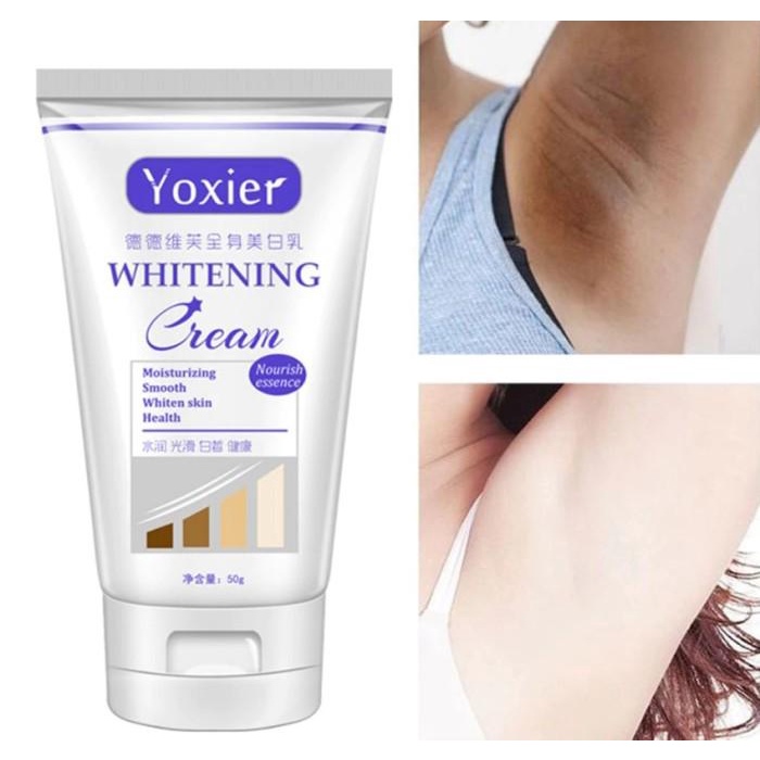 Koji Asli Yoxier 50Gr Cream Pemutih Ketiak Lutut Siku Hitam Dan Jamuran
