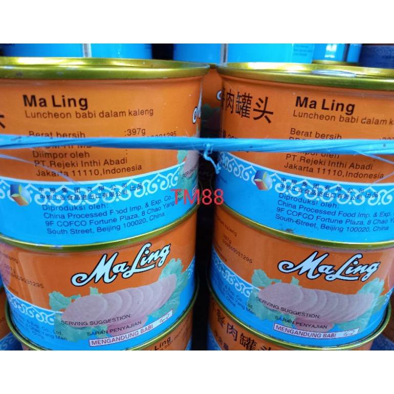 

HAM MALING FYF DAGING BABI DALAM KALENG/MALING PORK LUNCHEON MEAT PRODUK MALING FYF Best Seller