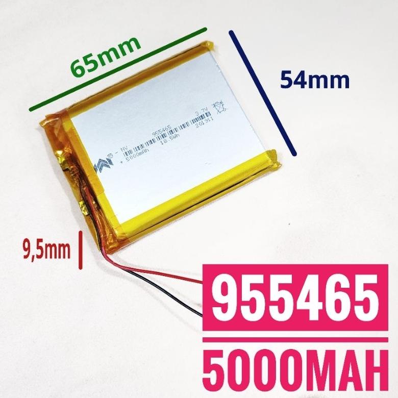 New 955465 Li Polymer 3.7V 0Mah Protection Charge Mp3 Mp4 Gps