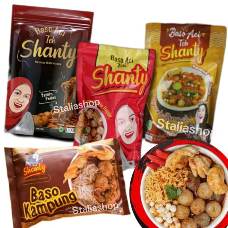 

k6✱Baru➤ Baso Aci Teh Shanty Nyemek Yamin Pedas Teh Shanty Baso Kampung E43 ↔