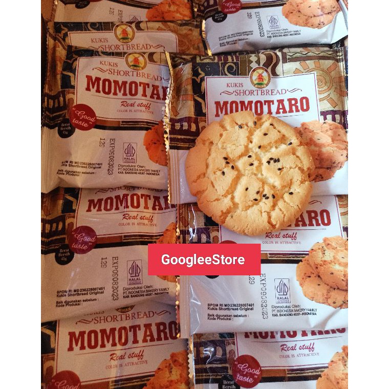 

Stok baru AOKA ROTI VIRAL MOMOTARO (1 DUS) isi 60 pcs KUKIS SHORTBREAD BUTTER DELICIOUS...