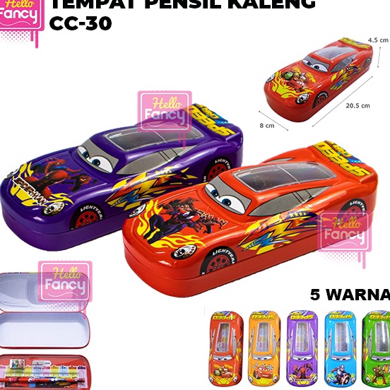 

✨11.11✨ Tempat Pensil Kaleng Karakter + Isi / Kotak Pensil Kaleng CC-30