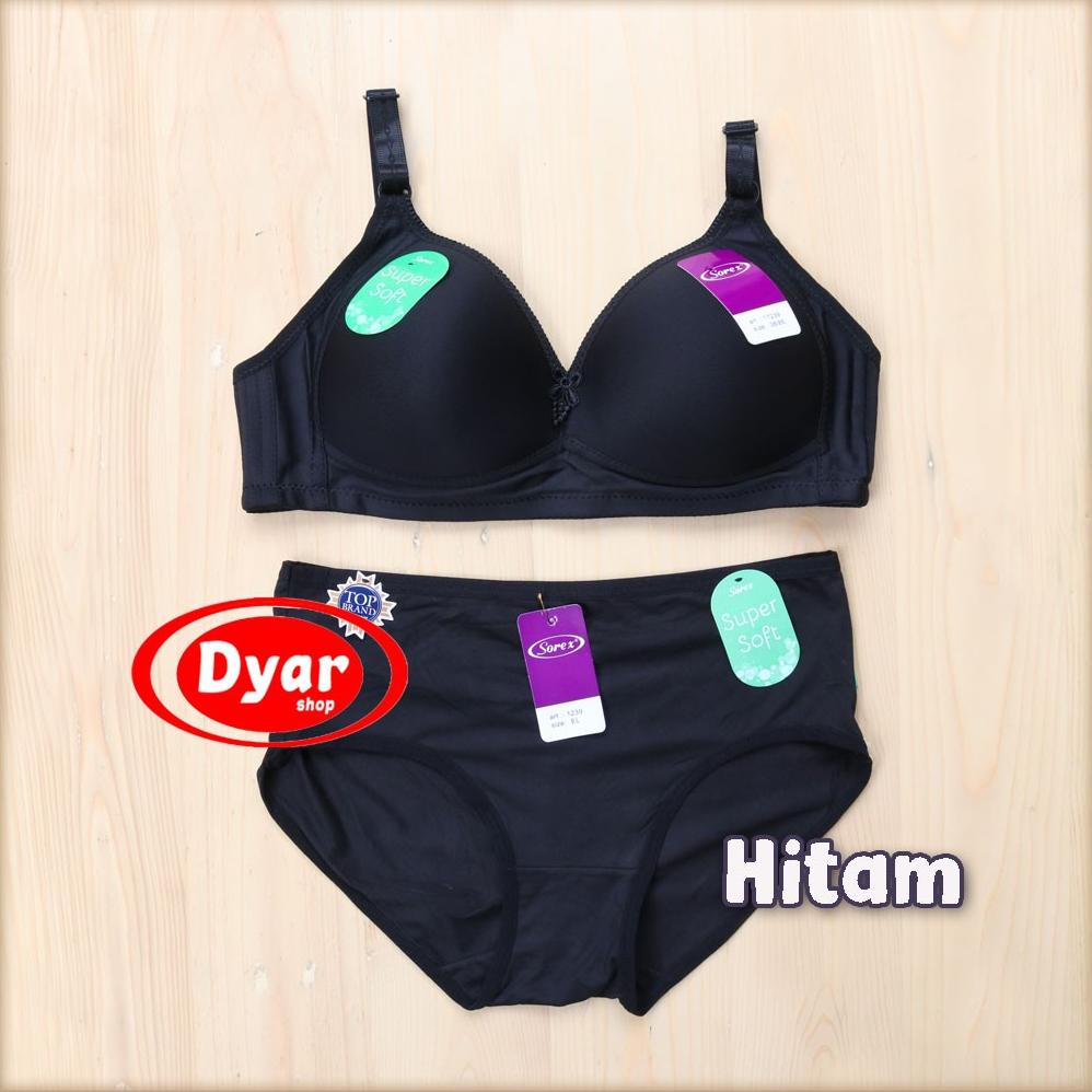 Setelan BH Sorex 17239 & CD Sorex 1239 Super Soft || Bra Set CD Wanita  Dewasa Busa Sedang Tanpa Kawat - Dyarshop