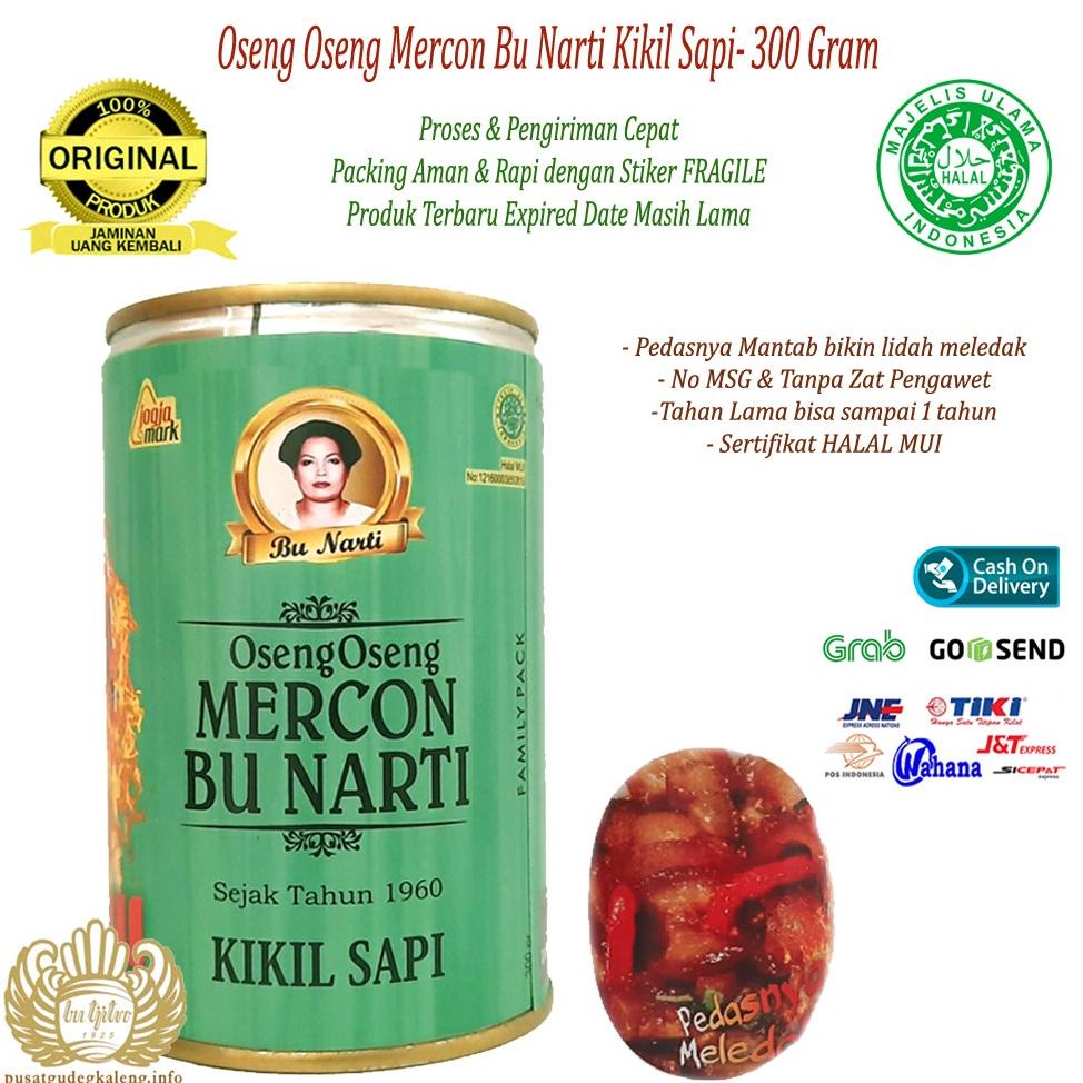 

Oseng Oseng Mercon Bu Narti Kikil Sapi Khas Jogja - 300Gram Best Seller