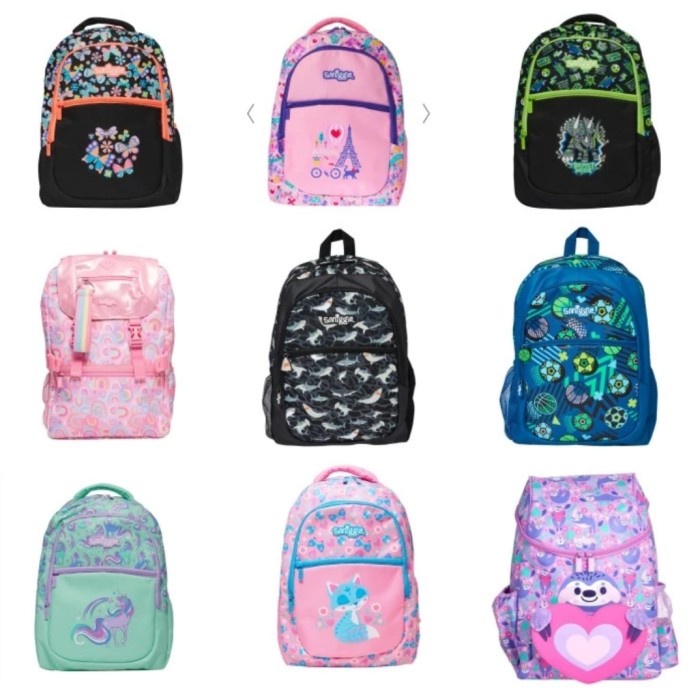 Smiggle Backpack Original Tas Sekolah Anak Ransel SD Smiggle new