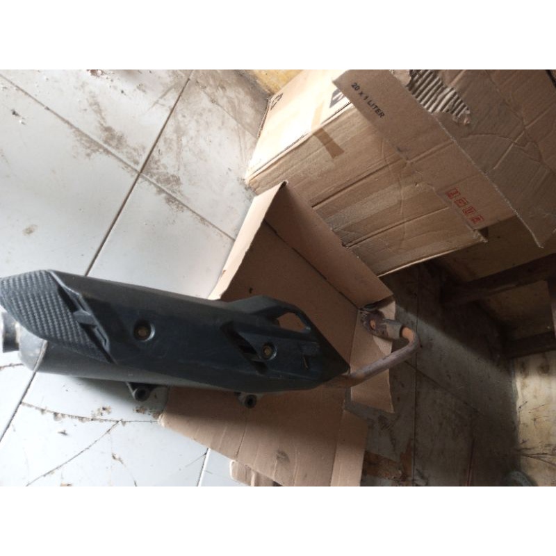 knalpot standar vario 125/150 original ples tameng knalpot oriii