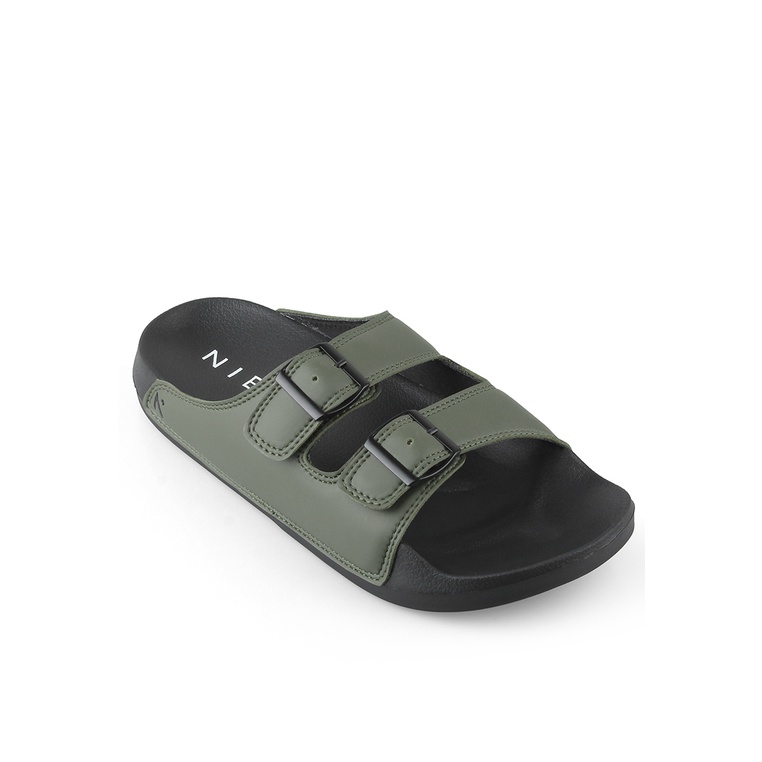 promo niel sandal pria slide - birawa double straps rings
