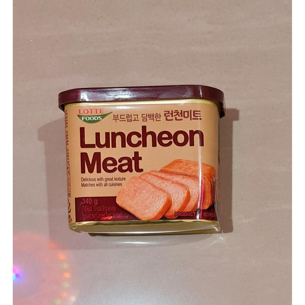 

LOTTE Food Luncheon Meat / Maling / Ma Ling PORK Kaleng 340 Gram Best Seller