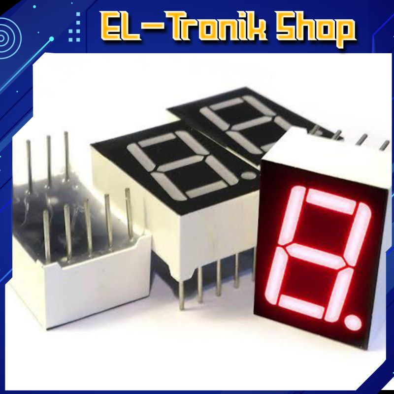 Seven Segmen 0,56" satu digit / 7 Segmen (Tegal)