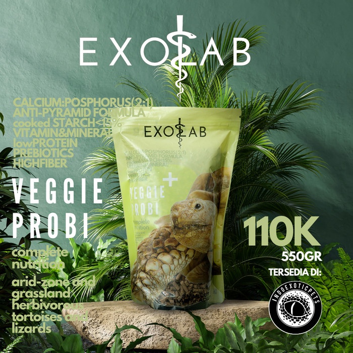 

Veggie Probie + (Makanan Kura Kura , Pardalis , Sulcata ) By Exolab
