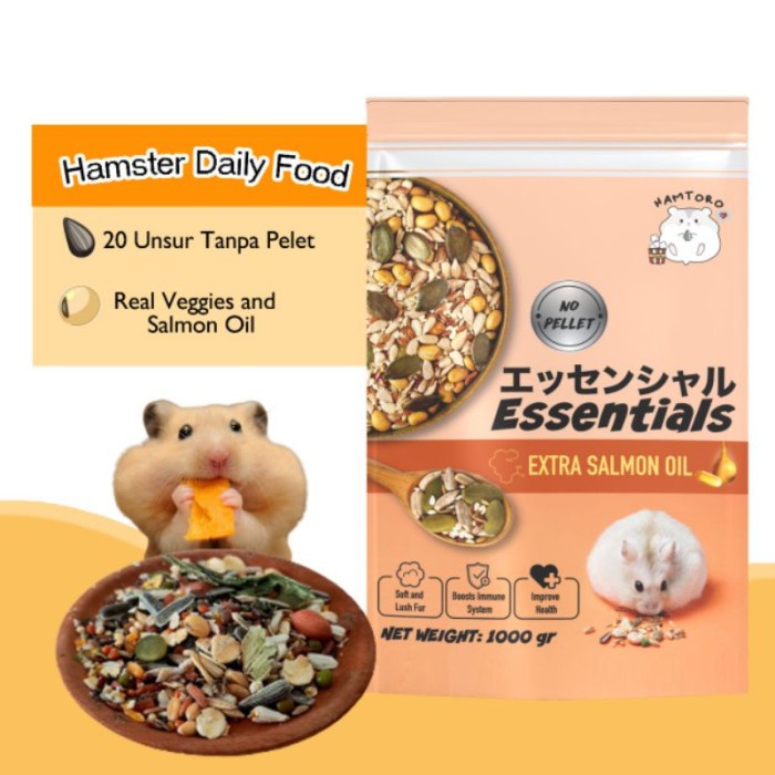 

Sale Hamtoro Essentials Extra Salmon Oil Makanan Utama Hamster