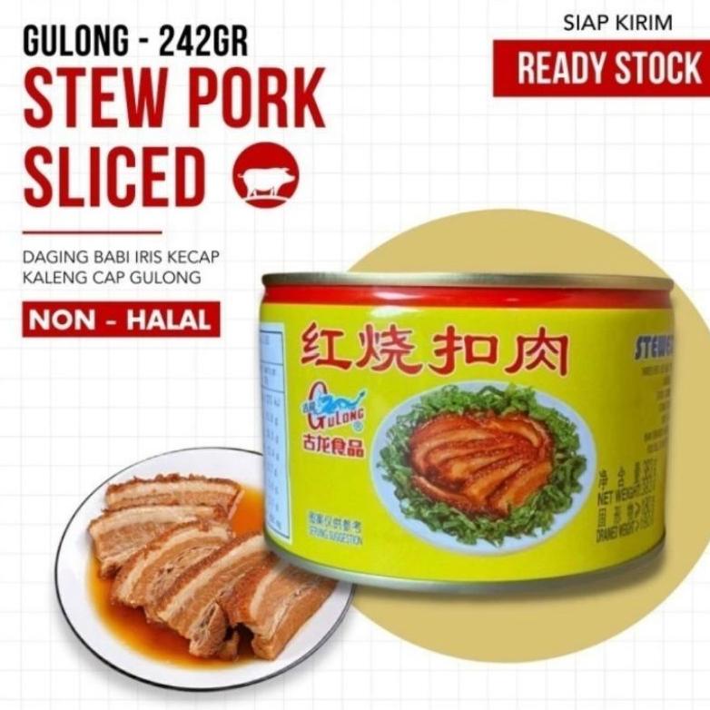 

Gulong Stewed Pork Slice 383 gr Daging Babi Iris Best Seller