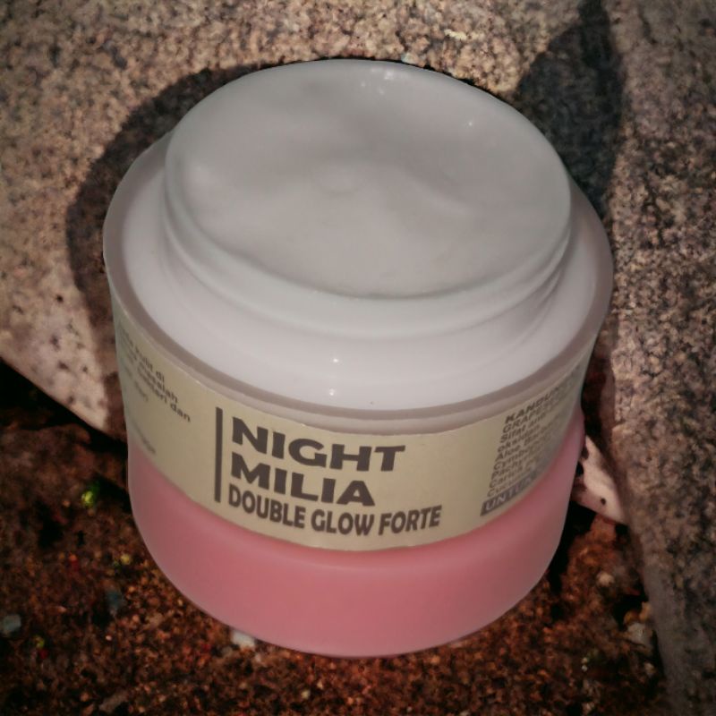 cream melia AMPUH KHUSUS MILIA double glow forte original dijamin ori